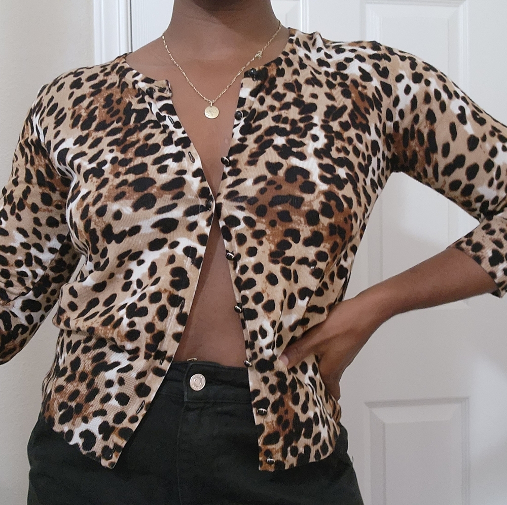 Leopard Cardigan